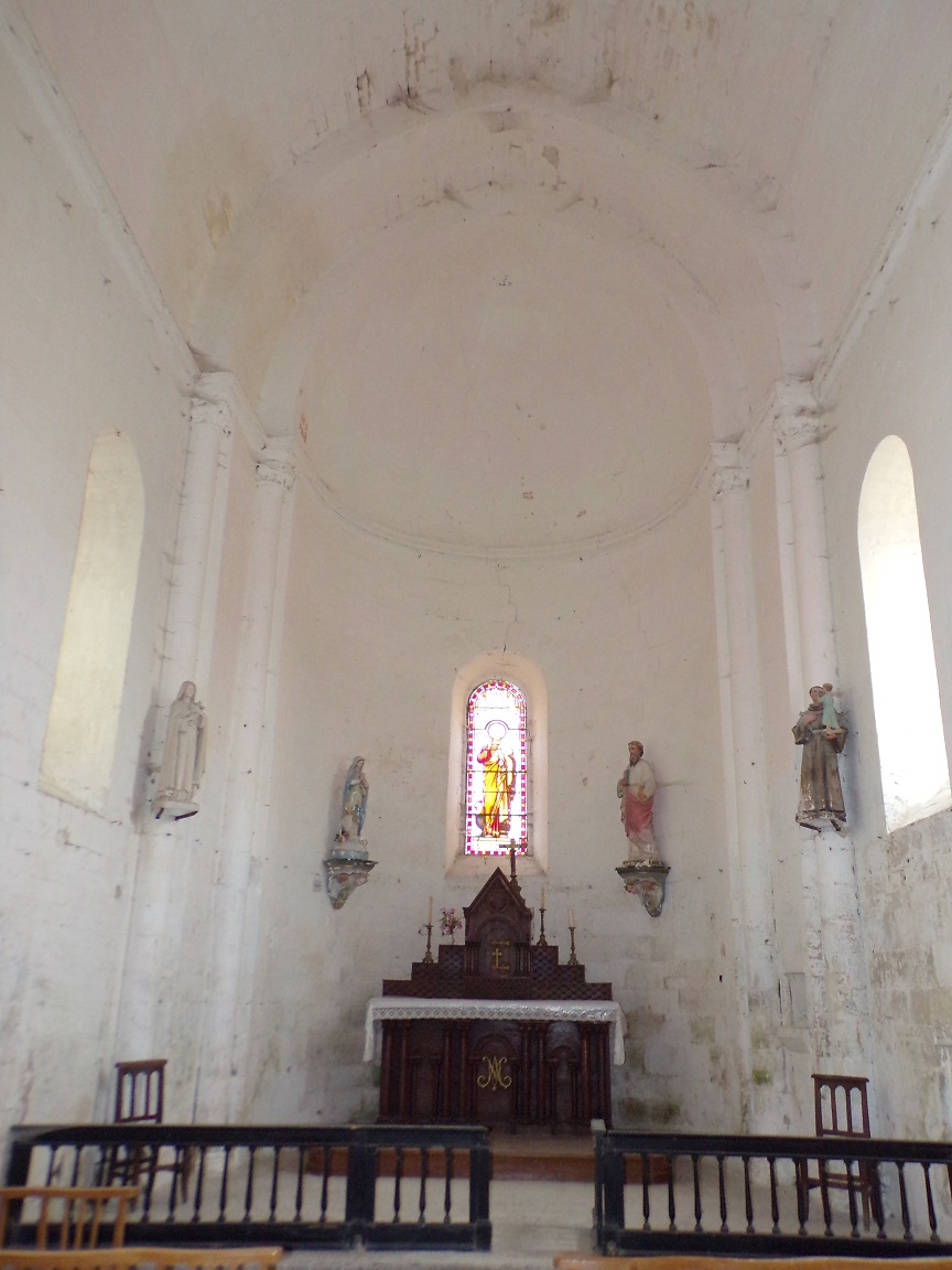 Matha - L'église Saint-Pierre de Marestay - Le Choeur (13 août 2018)