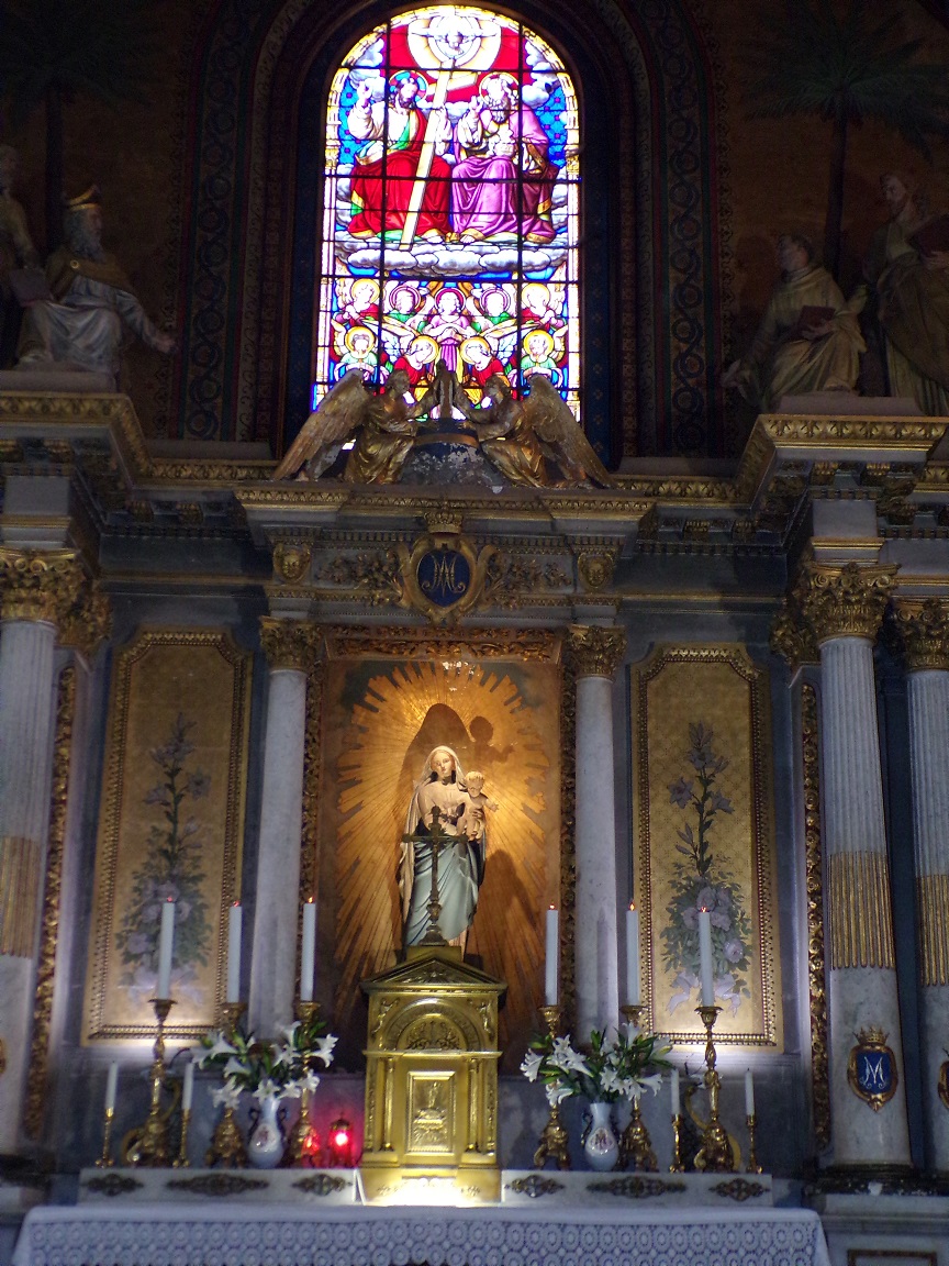 rue Aristide Briand - L'église Saint-Léger - Dans la chapelle de la Vierge (25 février 2019)