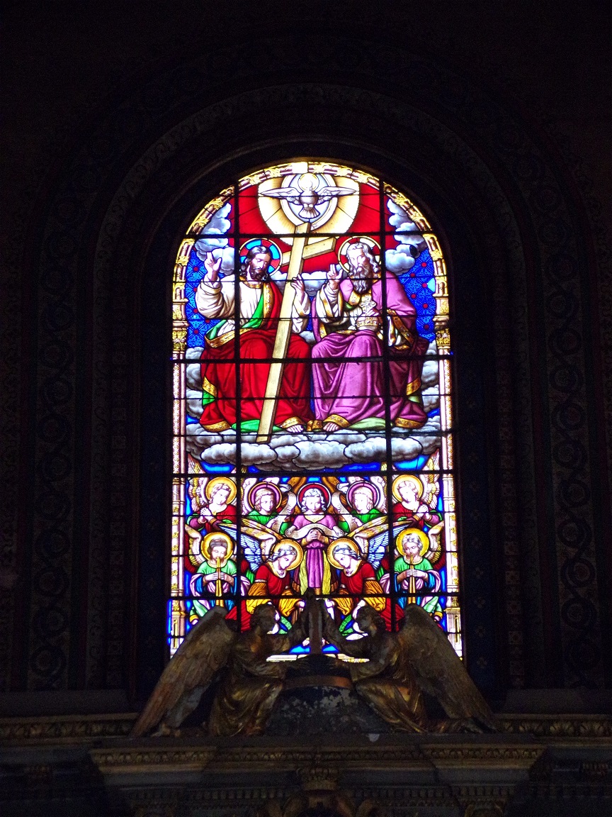 rue Aristide Briand - L'église Saint-Léger - Des vitraux (25 février 2021)