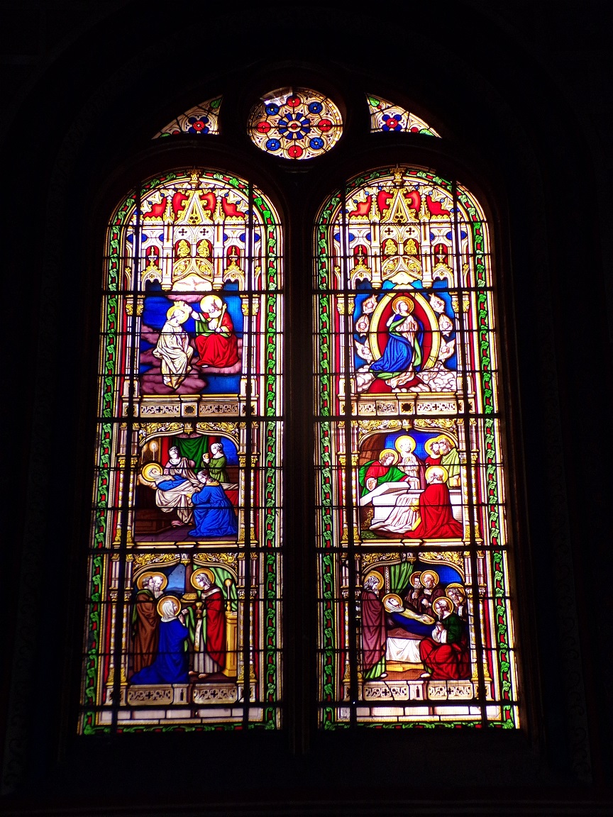 rue Aristide Briand - L'église Saint-Léger - Des vitraux (25 février 2021)