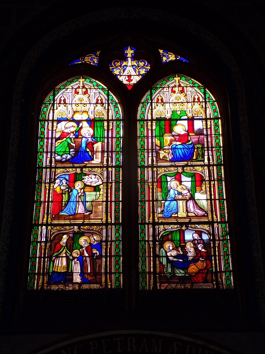 rue Aristide Briand - L'église Saint-Léger - Des vitraux (25 février 2021)