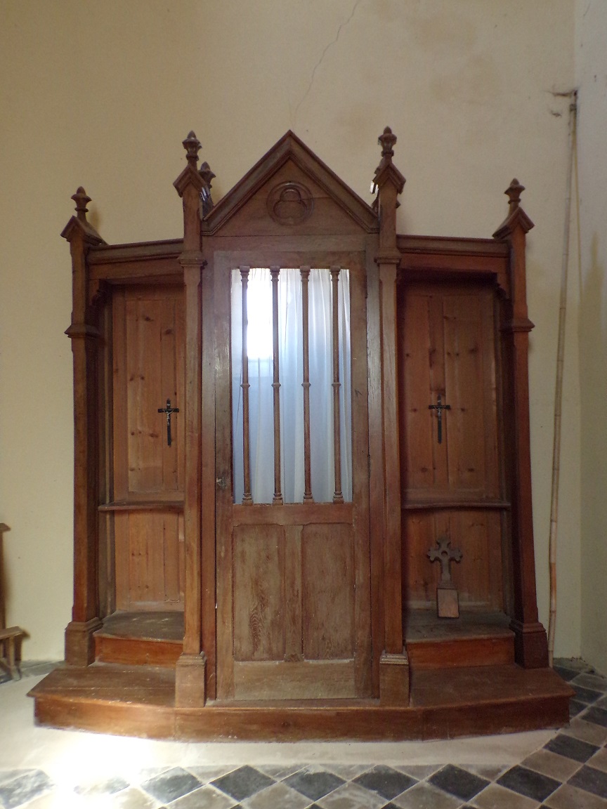 Ballans - L'église Saint-Jacques - Le confessionnal (20 août 2018)
