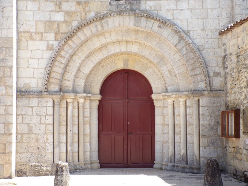 L’église Saint-Vivien - La porte (18 juillet 2021)