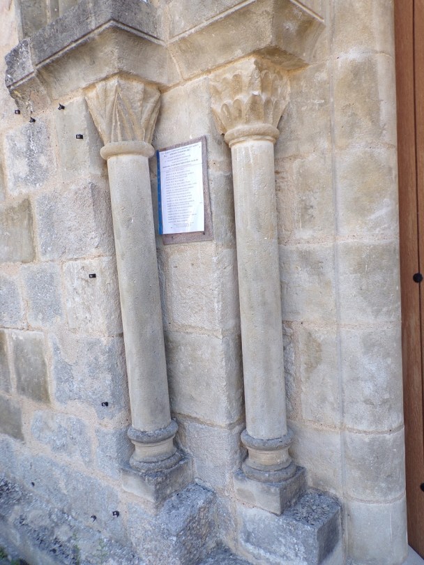 Les pilastres gauches (12 septembre 2021)