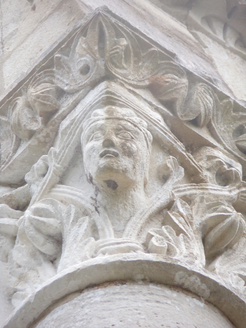 L'Abbaye de Châtre - Un modillon (18 septembre 2021)