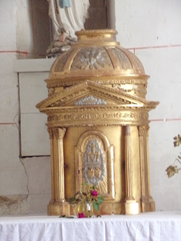 Le tabernacle de la chapelle Notre-Dame de Lourdes (18 septembre 2021)