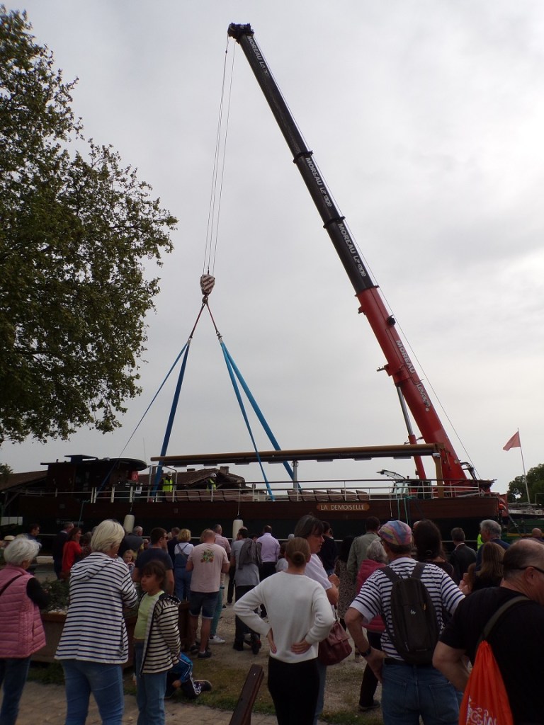 La gabare 'La Demoiselle' (28 avril 2022)