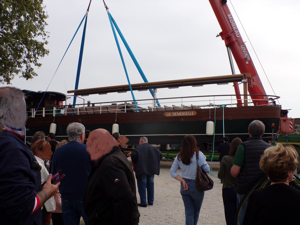 La gabare 'La Demoiselle' (28 avril 2022)