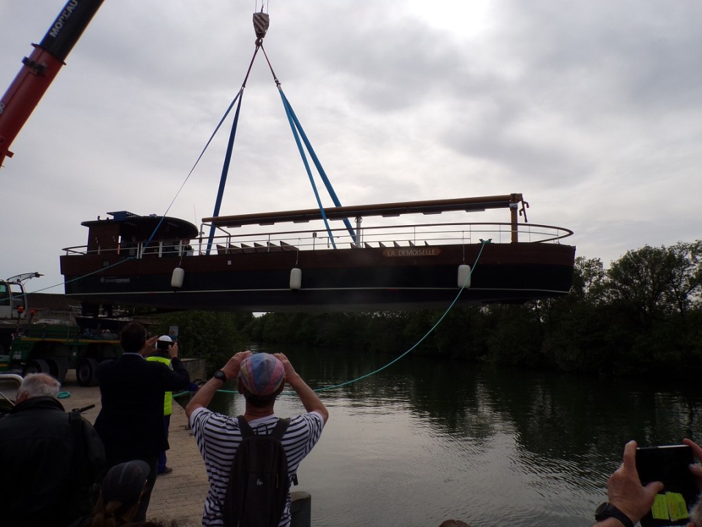 La gabare 'La Demoiselle' (28 avril 2022)