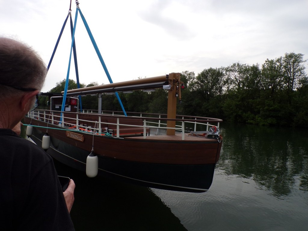 La gabare 'La Demoiselle' (28 avril 2022)