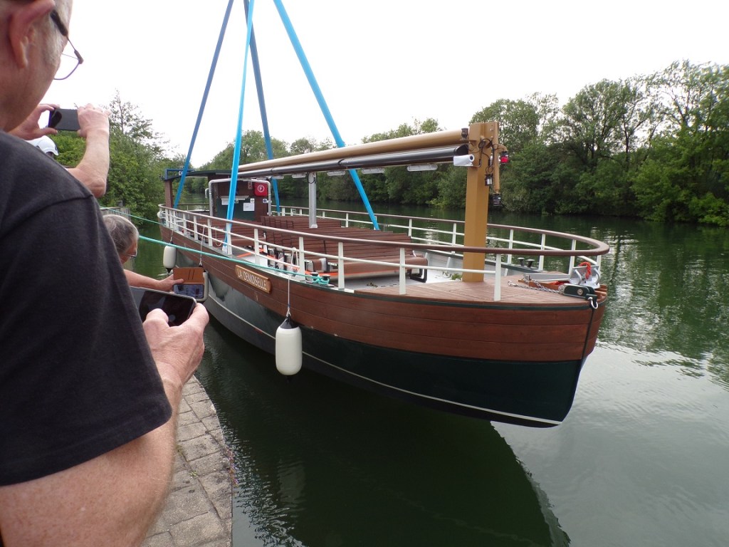 La gabare 'La Demoiselle' (28 avril 2022)