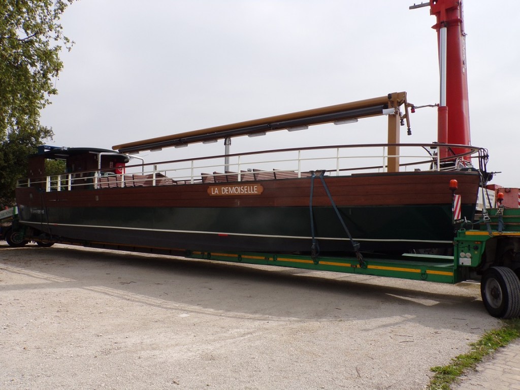 La gabare 'La Demoiselle' (28 avril 2022)