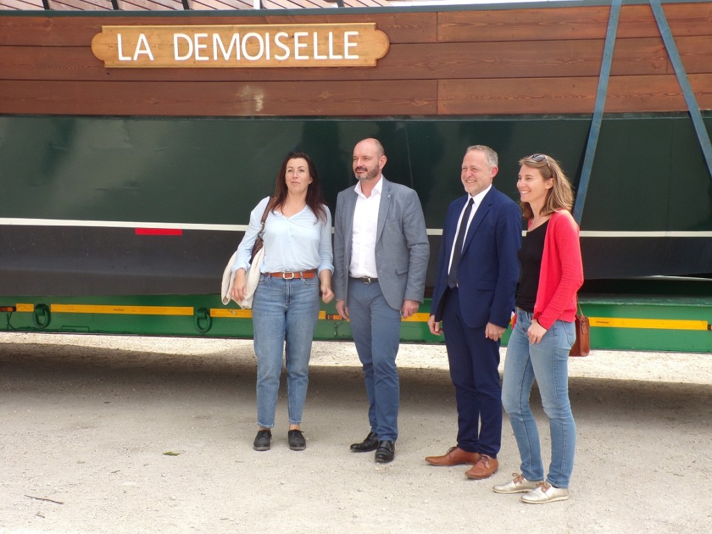 La gabare 'La Demoiselle' (28 avril 2022)