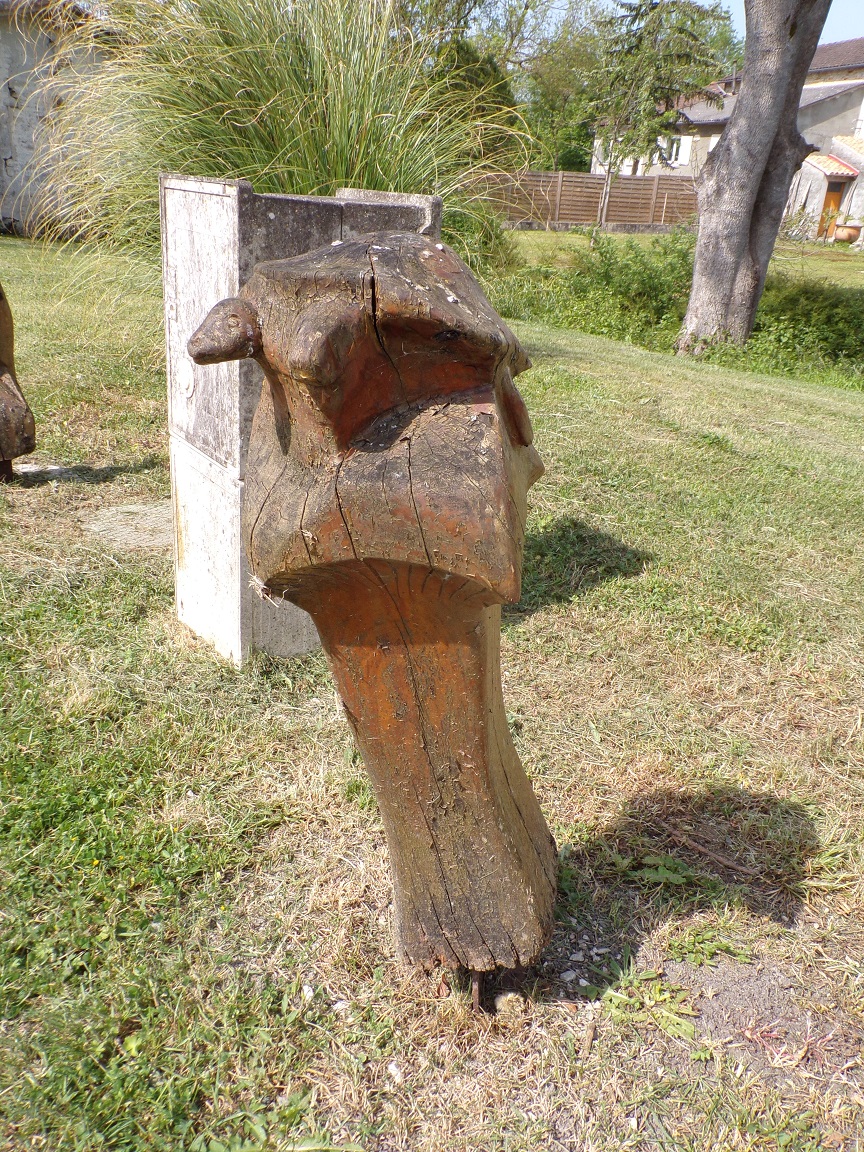 Bréville - Sculpture le long de la Soloire (3 mai 2022)