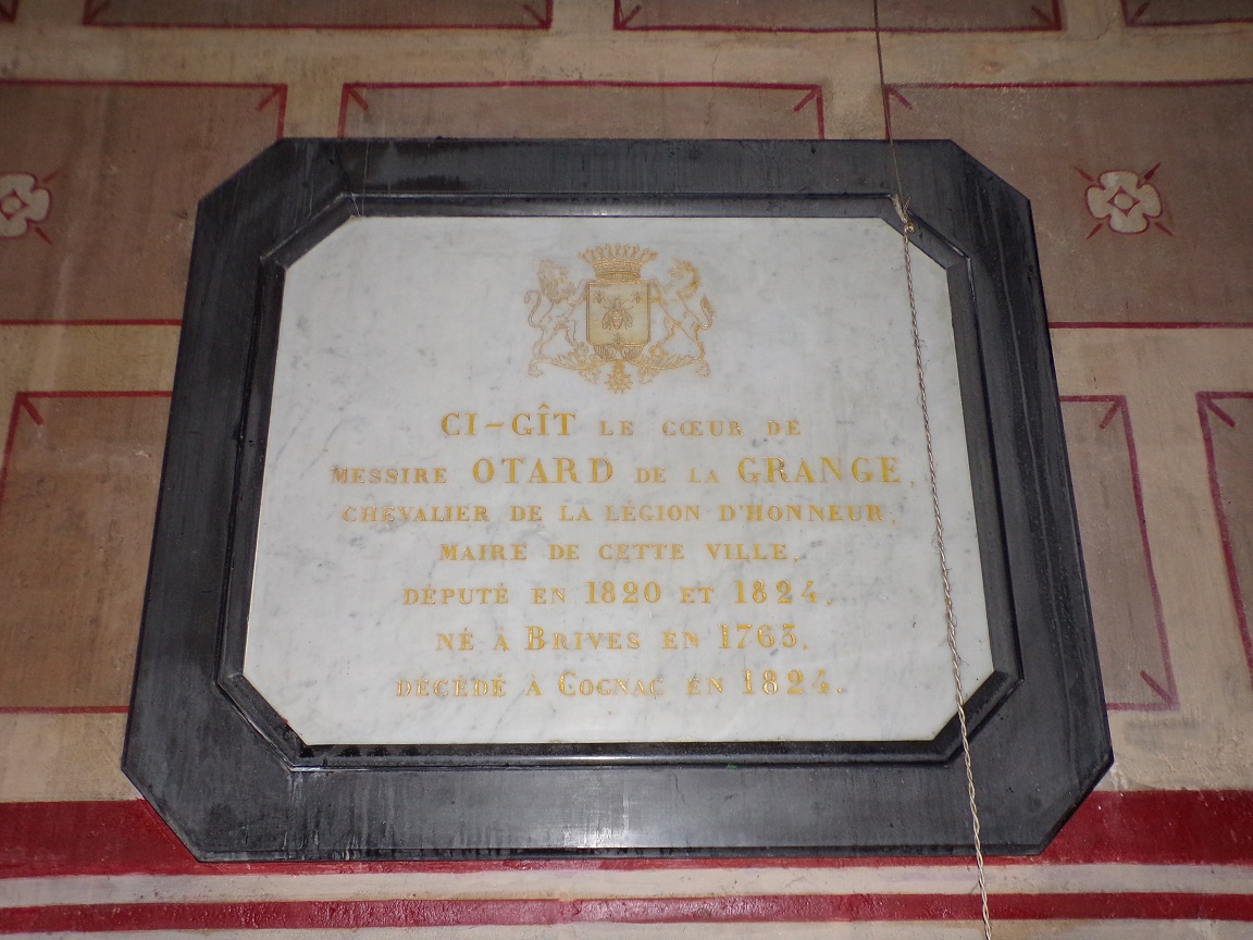 Plaque commémorative 'Otard de la Grange' (22 mai 2022)