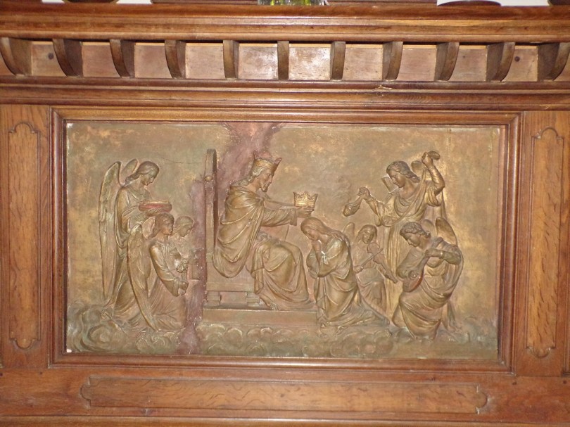 L’église Saint-Vivien - Détail de l'autel de la Vierge (5 juin 2022)