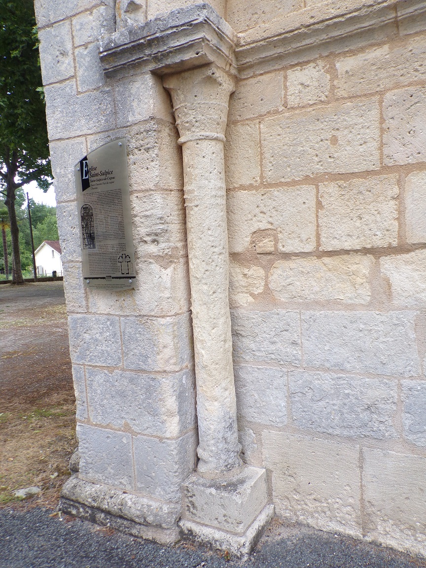 L’église Saint Sulpice - Un pilastre (9 juin 2022)