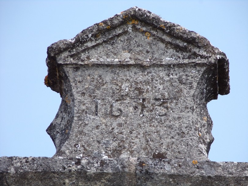 Saint-Brice - Château d'Uffaut - Inscription '1613' (16 mai 2018)