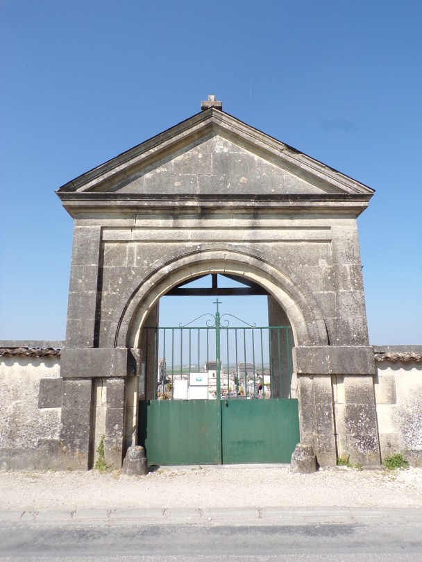 Genté - L'entrée du cimetière (12 avril 2019)