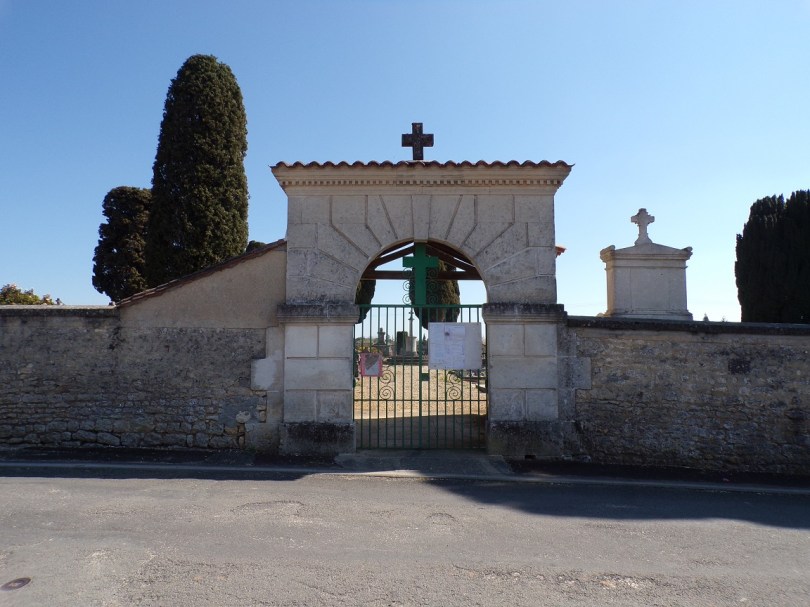 Saint-Brice - L'entrée du cimetière (28 mars 2019)