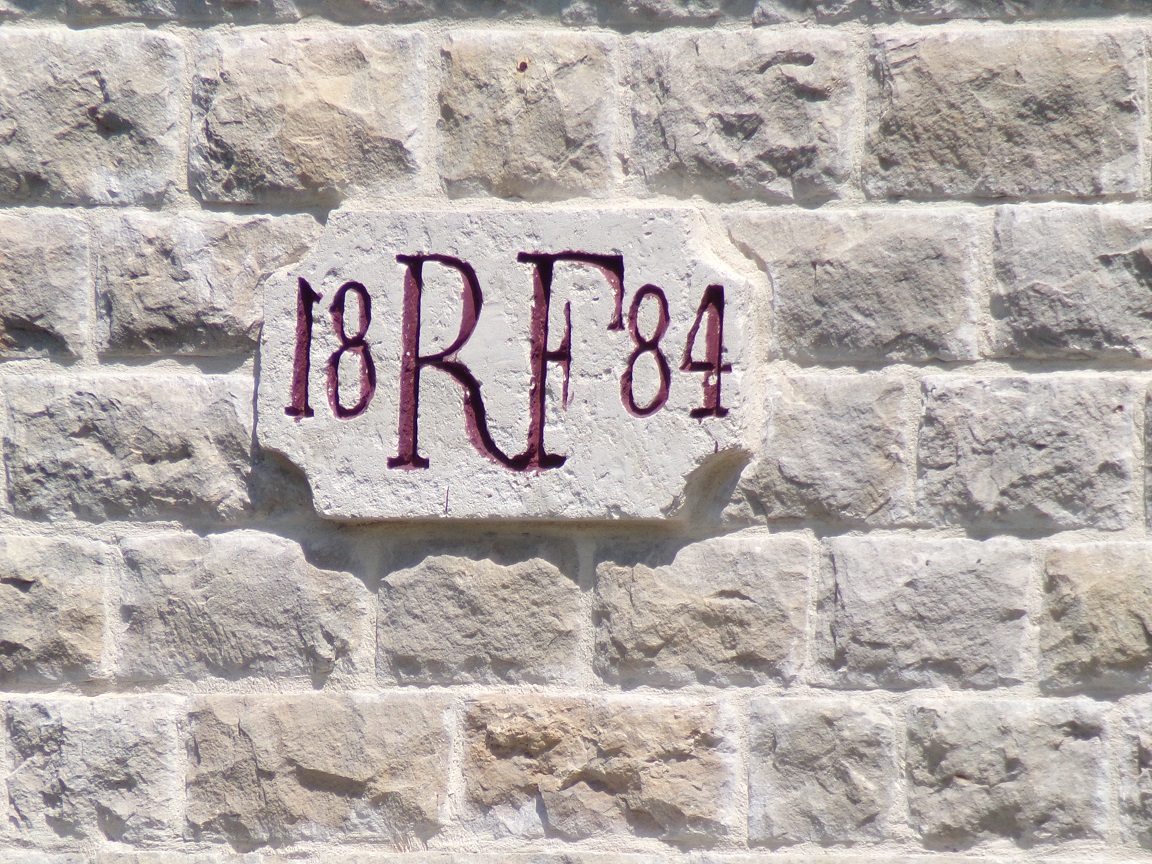 Bourg-Charente - Le pont - Inscription '18RF84' (16 mai 2023)
