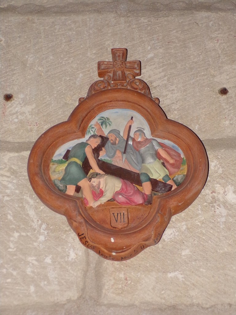 Mons - L’église Saint-Séverin - Le chemin de Croix 'VII' - Jésus tombe pour la 2e fois (5 juin 2023)