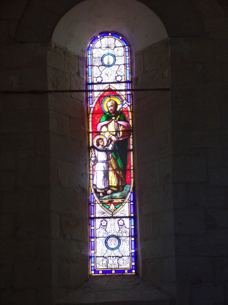 Mons - L’église Saint-Séverin - Vitrail 'St Joseph' (5 juin 2023)