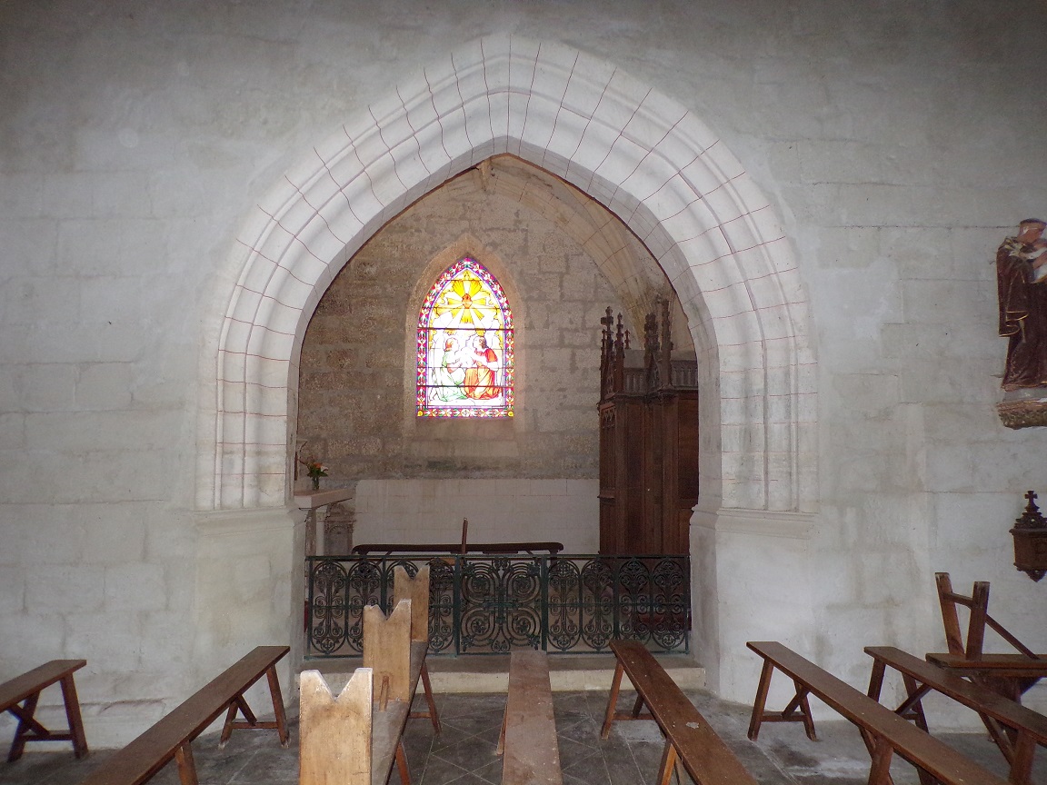 Neuvicq-le-Château – L’église Saint-Martin – La chapelle ‘Sacré Coeur de Jésus’ (14 juin 2023)