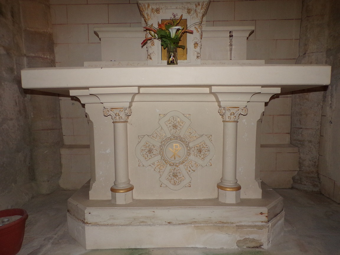 Neuvicq-le-Château – L’église Saint-Martin – L'autel du Sacré Coeur de Jésus (14 juin 2023)