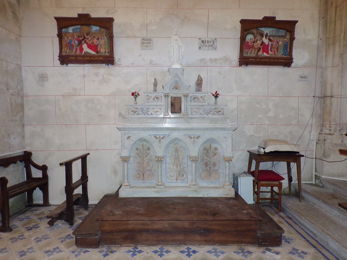 Saint-Fort sur le Né - L'église Saint-Fortunat - La chapelle 'Vierge Marie' (7 juin 2023)