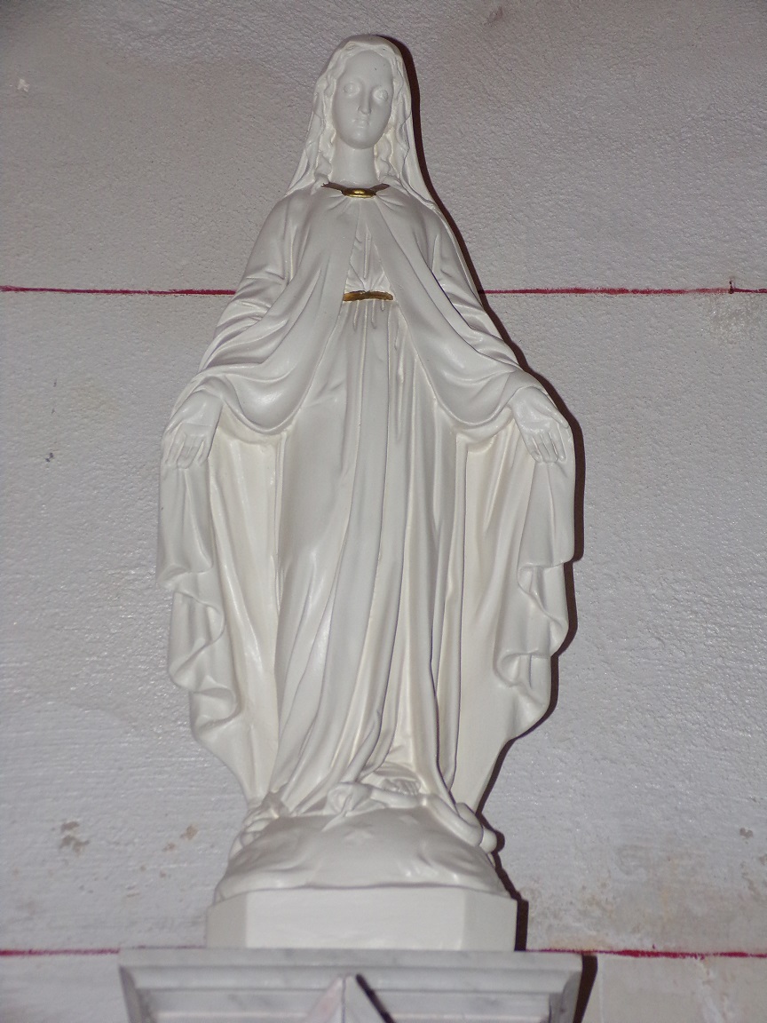 Saint-Fort sur le Né - L'église Saint-Fortunat - La Vierge Marie de la chapelle 'Vierge Marie' (7 juin 2023)