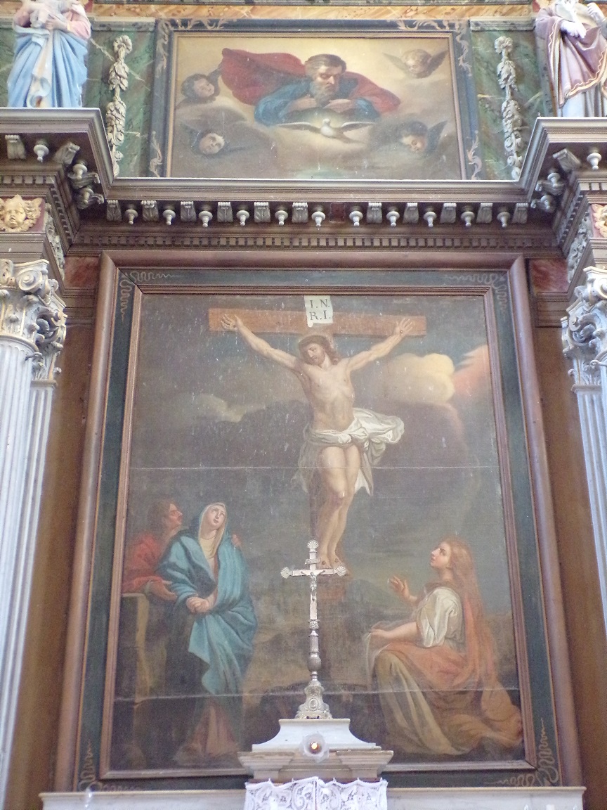 Saint-Fort sur le Né - L'église Saint-Fortunat - Le tableau de l'abside (7 juin 2023)