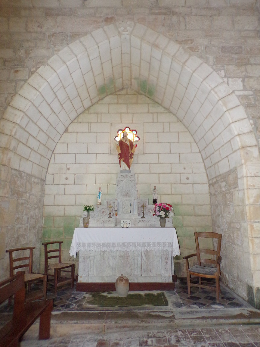 Sonneville – L’église Saint-Pierre – La chapelle 'Sacré Coeur de Jésus' (17 juin 2023)