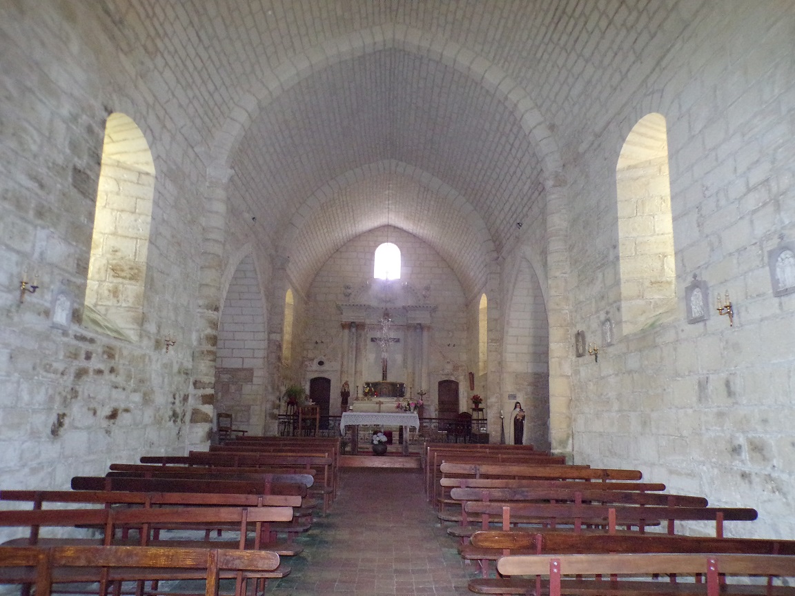 Sonneville – L’église Saint-Pierre – Vue de l’entrée (17 juin 2023)