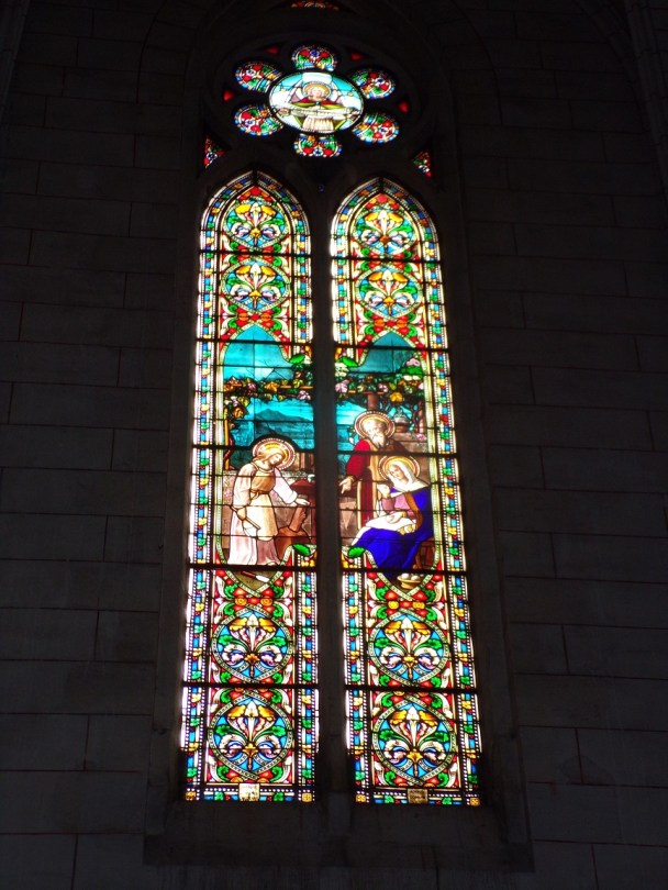 Église Saint-Martin, du Sacré-Coeur – Le vitrail ‘Marie - Joseph - Jésus’ (17 septembre 2023)