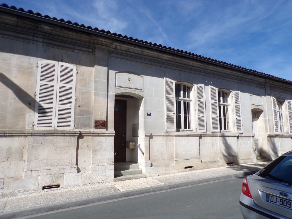 Ecole de Protestants - Jarnac - rue Chabot (1 octobre 2023)