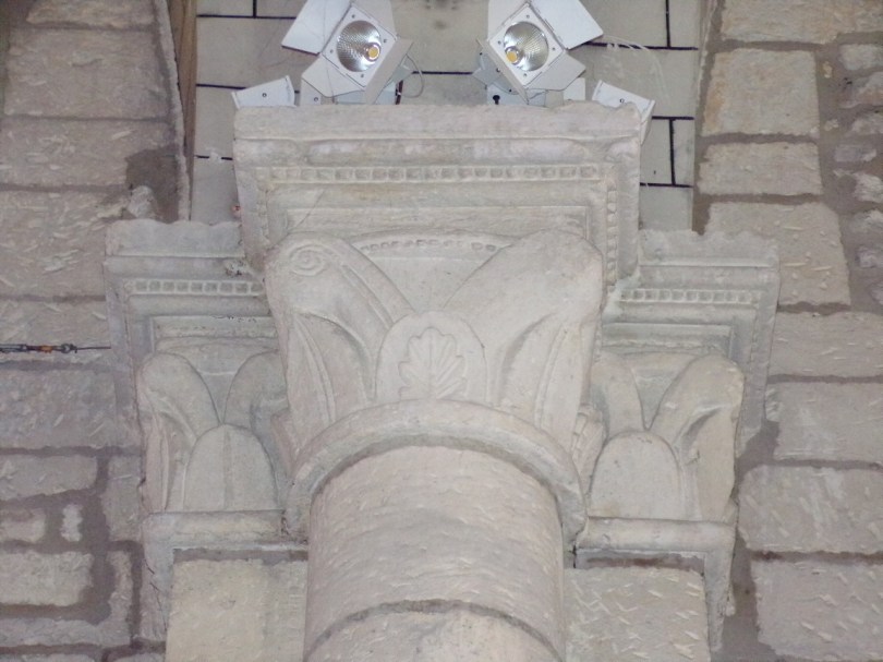 Jarnac - Eglise - Un chapiteau (6 avril 2024)