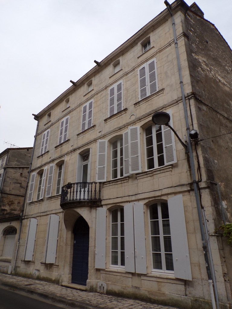 Jarnac - Grand'Rue - Maison datée 1772 (6 avril 2024)
