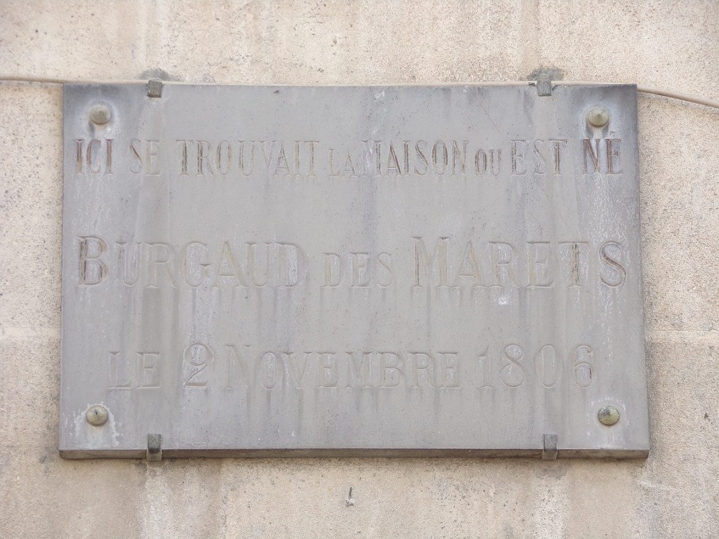 Jarnac - Maison natale de Burgaud des Marets (6 avril 2024)