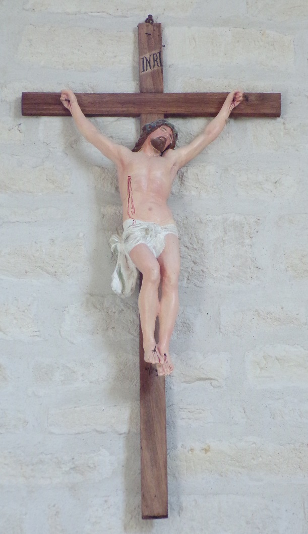 Prignac - L'église Saint-Pierre - Le crucifix (24 février 2018)