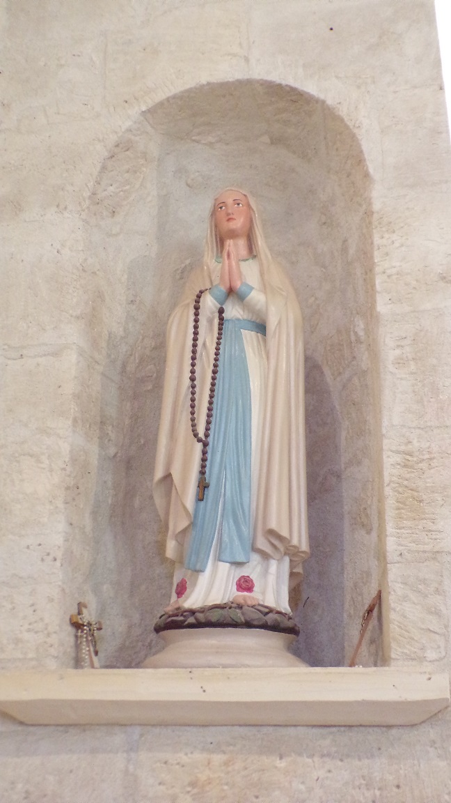 Prignac - L'église Saint-Pierre - Vierge Marie (24 février 2018)