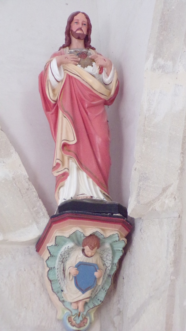 Prignac - L'église Saint-Pierre - Le Sacré-Coeur (24 février 2018)