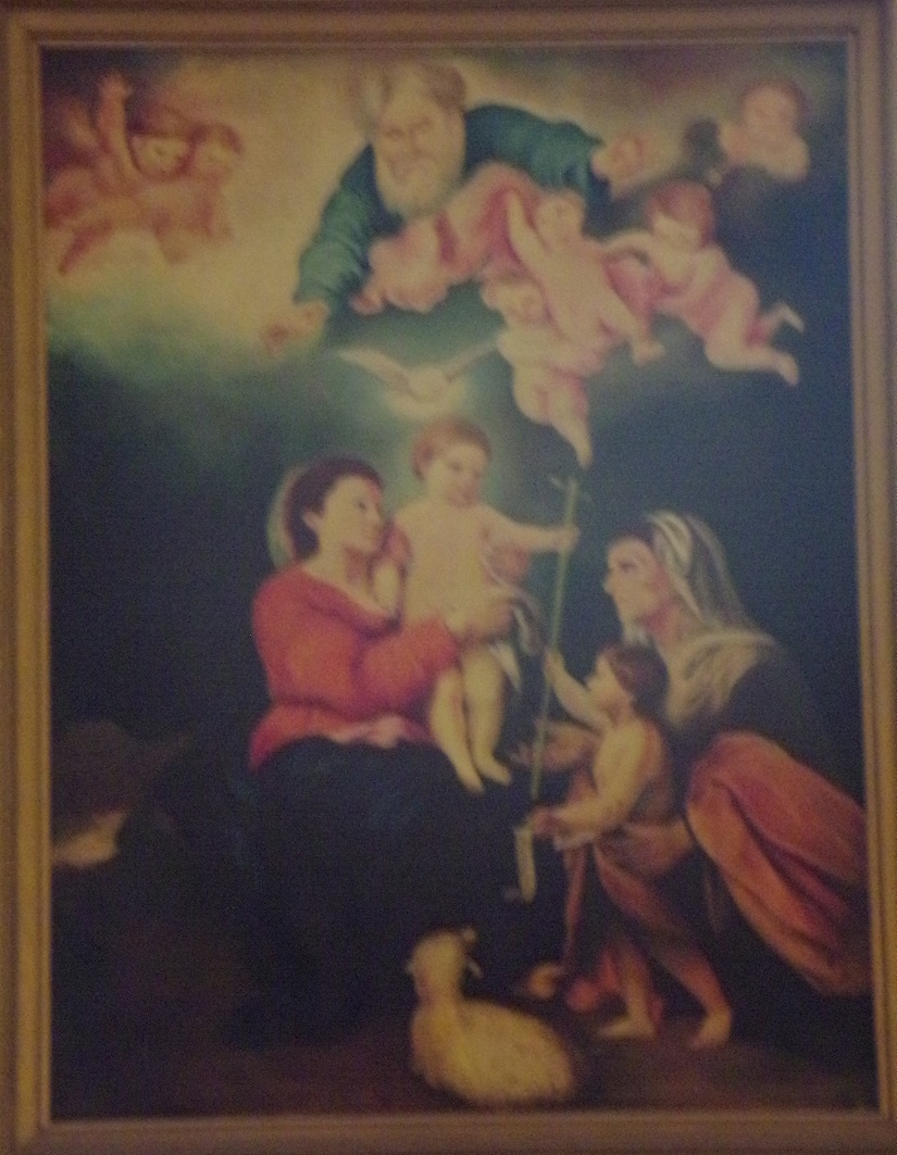 Saint-Même les Carrières – Tableau 'une Sainte famille' de J-E Vibert (13 avril 2024)