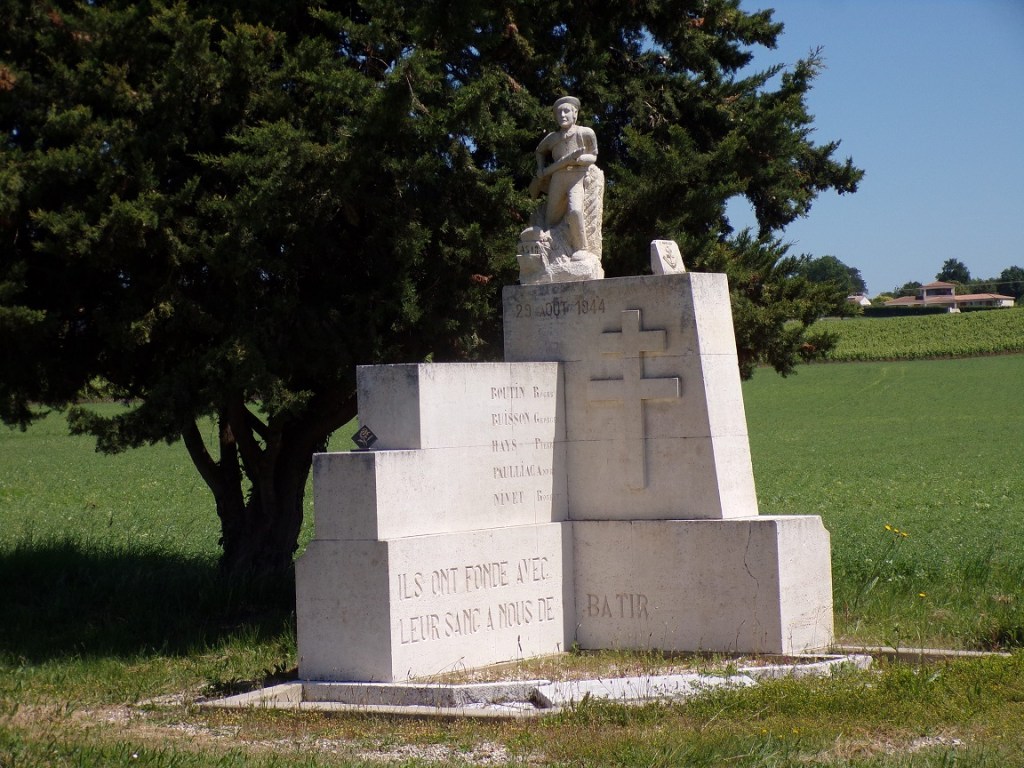 Bouteville – Monument aux morts 19 août 1944 (10 juin 2024)