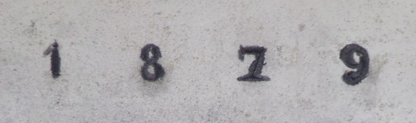 Fleurac - Portail daté '1879' (26 juin 2024)