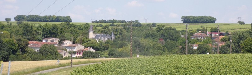 Fleurac - Vue de la route de Mérignac (26 juin 2024)
