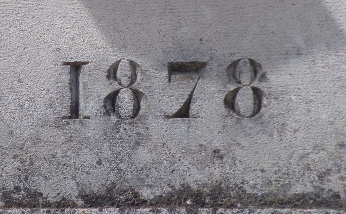 Mareuil – Porche daté '1878' (19 juin 2024)