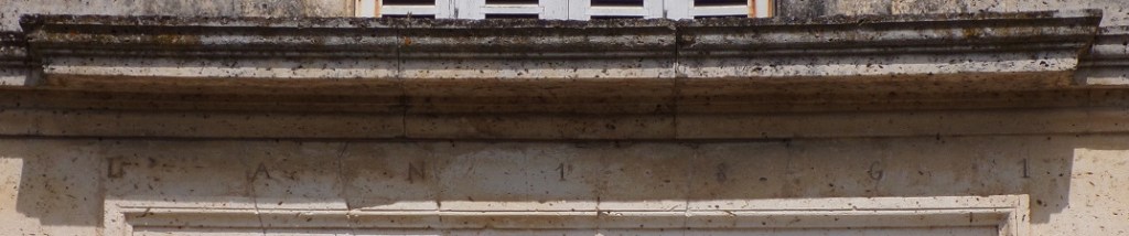 Neuvicq-le-Château – Maison 10 Grand rue - inscription 'L'an 1861' (13 juin 2024)