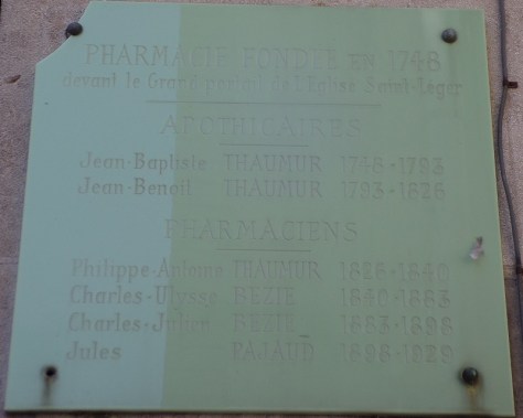 Pharmacie Saint-Léger - noms (23 août 2025)